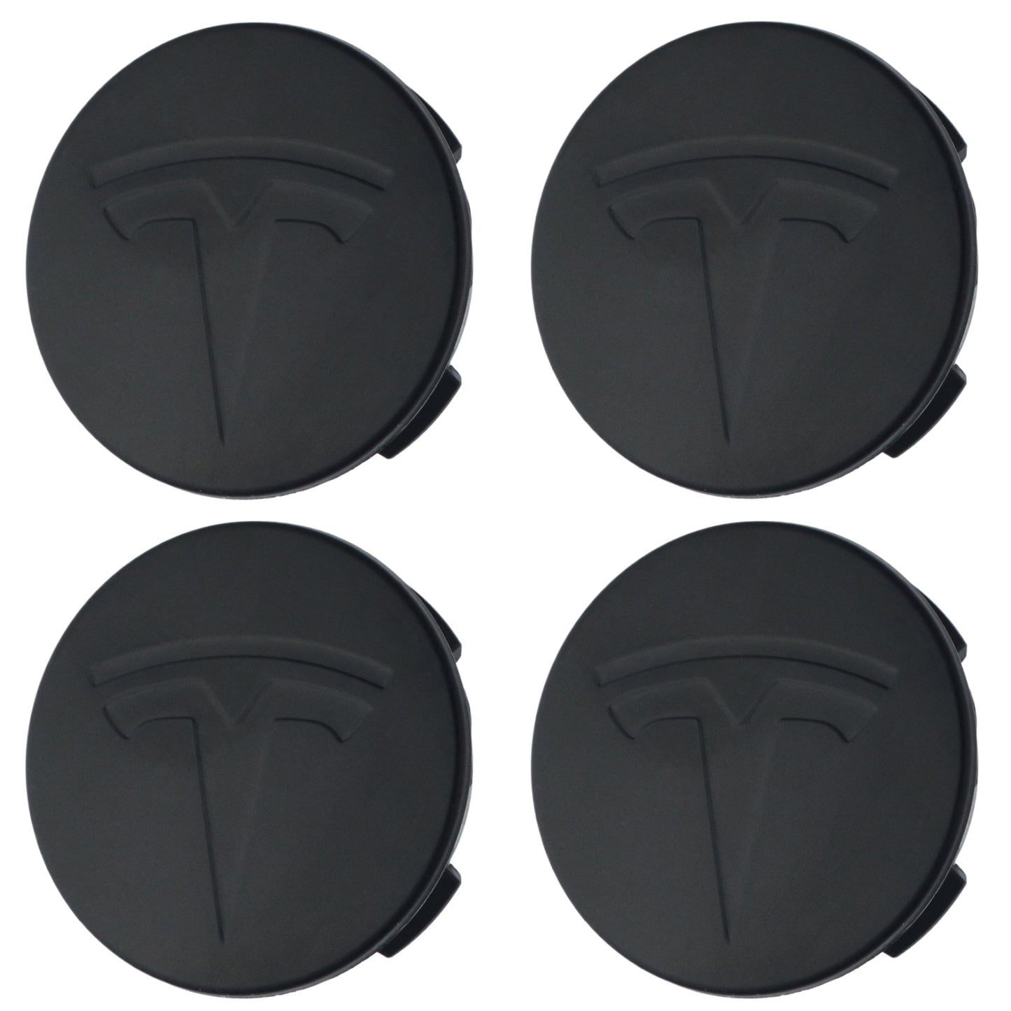 Tesla Hub Caps | Matte Black