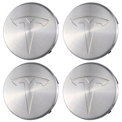 Tesla Hub Caps | Chrome